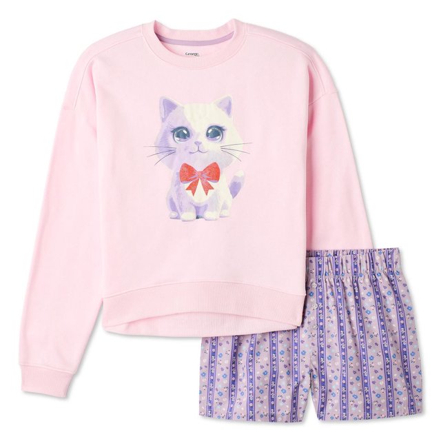 Pyjama 2 pièces avec short George pour filles