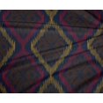 thumbnail image 4 of oneOone Polyester Lycra Fabric Argyle Ikat Print Fabric By The Yard 56 Inch Wide, 4 of 4