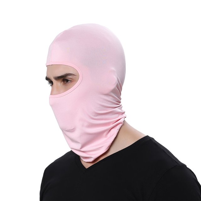 TOPTIE Cagoule d'Été Couvrant Tout le Visage Bandana Protection-Rose