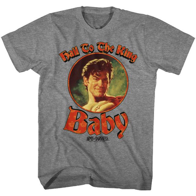 T-Shirt pour Adulte Army Of Darkness Regal Baby Graphite Heather 4TG