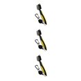 thumbnail image 2 of Ruiboury Golf Club Brush Portable Handheld Replacement Double-sided Ball Shoe Brushes Yellow Lidless 3Set, 2 of 6