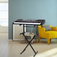 thumbnail image 2 of Adjustable Keyboard Stand for Electronic Piano with Sturdy Iron Frame Black Color Fits Most Sizes, 2 of 8