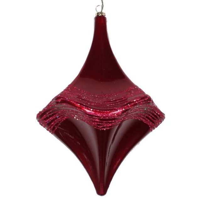Vickerman MT194019D 8 Po. Ornement Wine Candy Glitter Drop