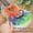 B, variante sur Ukulélé Diy Petite Guitare Sac de Matériel Fait Main pour Enfants Graffiti en Bois Peint Cadeau