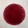 thumbnail image 2 of Coussins de Siège Ronds Antidérapants avec Boucle Rouge Vin - 35 cm (14 Pouces), 2 of 6