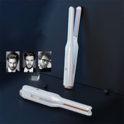 Suncoda Straightener Iron, Curling Iron Two-Use Splint Curling Straight Two-Use Short Hair Bangs Fan Small Iron Lazy Person