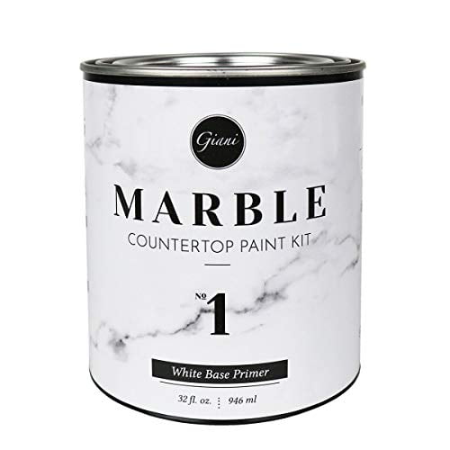 Giani Fg-Mb Wht Prmr Peinture pour Comptoir Effet Marbre Étape 1 Apprêt Blanc, 32 Fl Oz (Lot de 1)