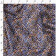 thumbnail image 3 of Soimoi Blue polyester Crepe Fabric Leopard Animal Skin Print Sewing Fabric Yard 52 Inch Wide, 3 of 6