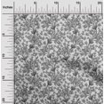 thumbnail image 2 of oneOone Cotton Poplin Twill Gray Fabric Florals Fabric For Sewing Printed Craft Fabric By The Yard 56 Inch Wide, 2 of 4