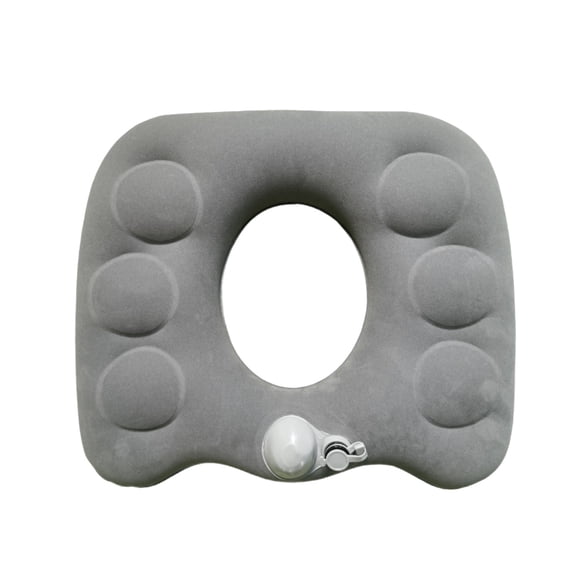 Cushion for Seating and Comfort - Inflatable Donut Seat Cushion for Hemorrhoids and Tailbone - Portable Pad for Chairs and Home Use
