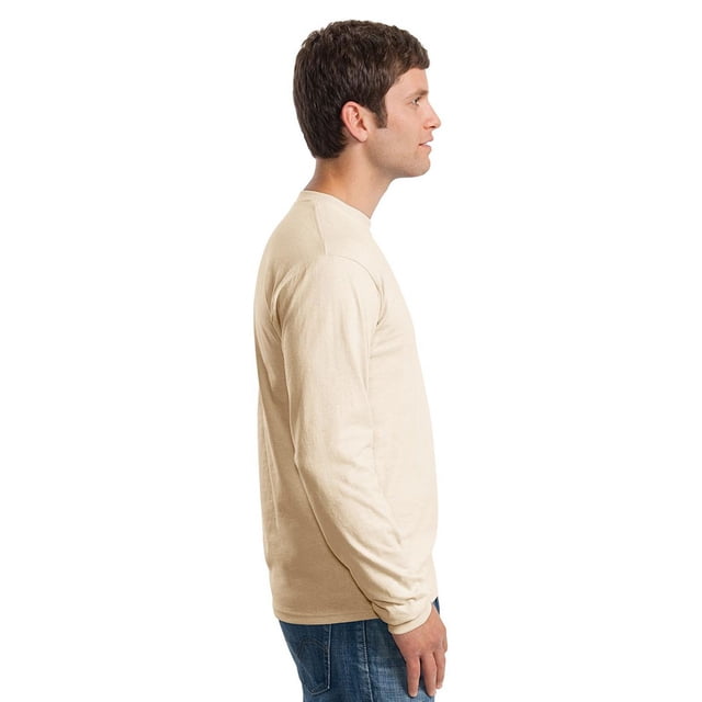 Gildan Ultra Cotton 6 oz. Long-Sleeve T-Shirt, Medium, SAPPHIRE