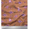 thumbnail image 1 of Soimoi Modal Satin Fabric Check,Spider & Bat Kids Print Fabric by The Yard 42 Inch Wide, 1 of 3