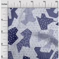 thumbnail image 2 of oneOone Rayon Teal Blue Fabric Abstracts Craft Projects Decor Fabric Printed By The Yard 56 Inch Wide, 2 of 4
