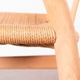 thumbnail image 4 of Heavenly Collection | Wishbone Wood Dining Chair in Natural Color for Kitchen or Dining Room, 4 of 10