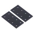 thumbnail image 4 of Panneau de Joint de 8 Trous, Noir Joignant la Résistance de Compression de Plaque 2Pcs Rectangle en Alliage d'Aluminium pour la Table, 4 of 8