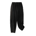 thumbnail image 1 of Birdeem Womens Fashion Solid Color Casual Elastic Waist Pockets Long Pants, 1 of 8