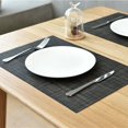 thumbnail image 1 of Solid Color Household Dining Table Placemat Thickened Woven Pvc Placemat, 1 of 7