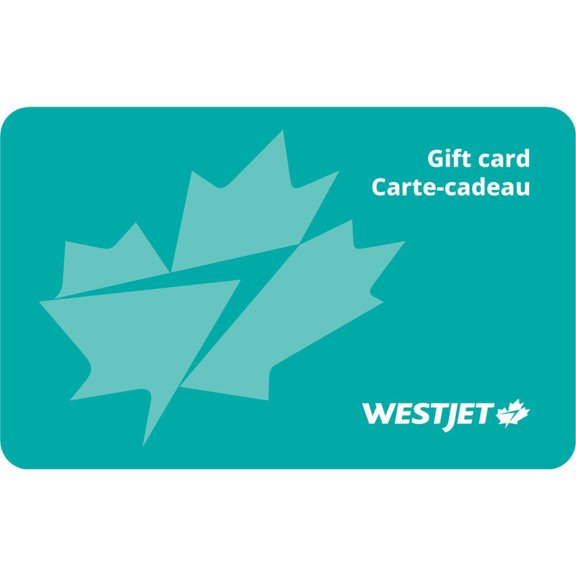 WestJet $100 Gift Card (Email Delivery)