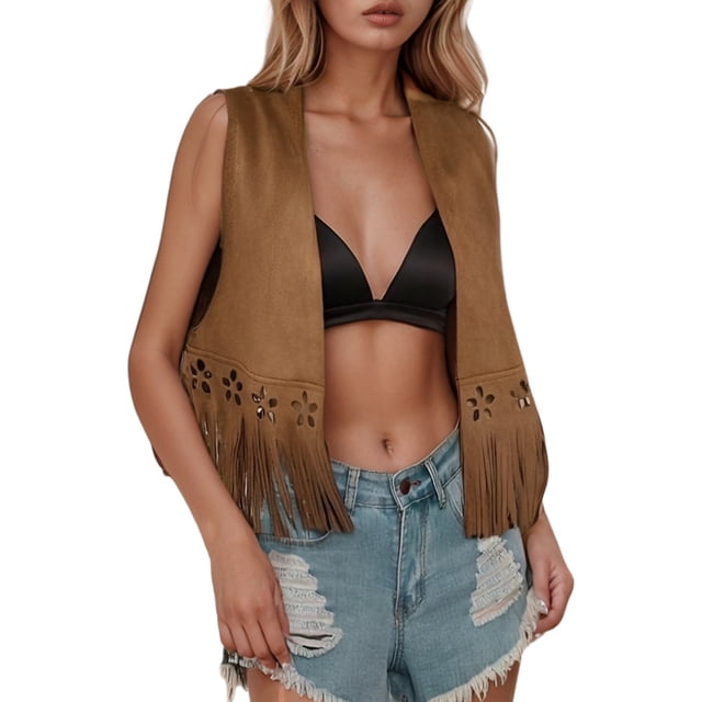 Stylish Women's Casual Jackets with Fringe Design for Everyday Versatility Layering Addition for Any Season