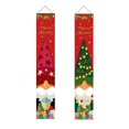 thumbnail image 1 of 1 Paire de Couplets de Noël Réutilisables Motif Cartoon Dwarf Bannière Suspendue de Porte pour Fête Décoration Festive de la Maison, 1 of 10