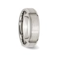 thumbnail image 4 of Bague Alliance pour Homme en Titane 6 mm à Bord Biseauté, 4 of 6