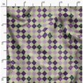 thumbnail image 2 of Soimoi Crepe Silk Fabric Argyle Check Decor Fabric Printed Yard 42 Inch Wide, 2 of 5