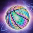 thumbnail image 2 of Reflective Basketball Wear-resistant Cool Glowing Luminous Colorful Basketball for Adults, 2 of 8