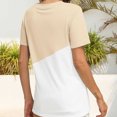 thumbnail image 4 of Birdeem T-Shirt d'Été pour Femmes à Col Rond à Manches Courtes Assorti de Couleurs Haut/chemise à Col Rond à Manches Courtes, 4 of 12