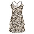 thumbnail image 1 of Jamicy Vêtements d'Intérieur pour Femmes Ensemble Cadeaux pour Femmes Hauts Sans Manches pour Femmes avec Shorts Décontracté Imprimé à Blocs de Couleur Ourlet à Volants Ensemble Tenue d'Intérieur Pyjama Ensemble, 1 of 5