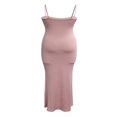 thumbnail image 1 of QJUHUNG Women  Solid Color Long Dress Sexy Bodycon Stretchy Maxi  Lady Spring Fall Summer Spaghetti Strap Dress, 1 of 7