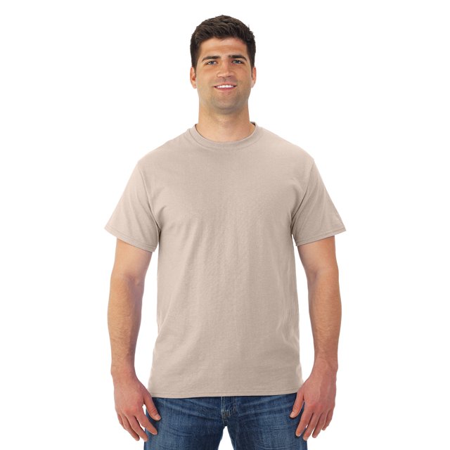 Jerzees T-Shirt à Manches Courtes pour Hommes DRI-POWER Active, L, Grès