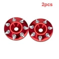 thumbnail image 4 of 2 Pieces RC Car Gasket Sturdy Useful Helpful Tail Practical Tail Protection Spacer Useful Creative Tail Gaskets Replacement for 1/10 Off-road Car red, 4 of 7
