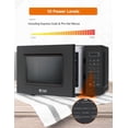 thumbnail image 3 of Commercial Chef 0.7 Cu Ft Microwave with 10 Power Levels, 700W Microwave with Digital Display, Countertop Microwave, 3 of 8