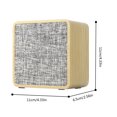 thumbnail image 4 of LSLJS Haut-Parleur Bluetooth Sans Fil en Bois, Design Classique, Décoration Cadeau, Mini Haut-Parleur Portable Extérieur (Bluetooth/AUX/TF), Haut-Parleurs Bluetooth, 4 of 8