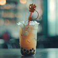 thumbnail image 4 of Reusable Cups with Lids and Straws,Reusable Cups with Lids and Straw Christmas Straw Cap Christmas Reindeer Snowman Cup Straw Cap Christmas Straw Stopper Straw Cap Reusable Straw Cap, 4 of 6