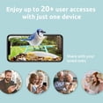 thumbnail image 2 of Bird Feeder with Camera, Netvue Birdfy Smart Bird Feeder with Free AI Identify for Bird Watching, Blue (Birdfy+Solar), 2 of 9