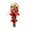 Red, variant on Tyidzon Christmas Bells Christmas Tree Hanging Decoration Christmas Decoration Accessories Santa Claus Bells Christmas Gift Hanging Decoration