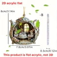 thumbnail image 2 of Cup Warm Family Acrylic Pendant Backpack Pendant Car Interior Pendant Gift Pendant, 2 of 6