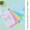 thumbnail image 3 of Mask Holder Bag Jewelry Rings Earrings Masks Storage PP Pouch Cartoon Design 2pcs Yellow 2pcs Blue, 3 of 8