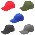 thumbnail image 1 of Pack of 5 Mechaly Plain Baseball Cap Hat Adjustable Back (Mix), 1 of 2