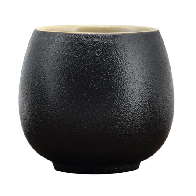 Black Sample Tea Cup Household Tea Cup Home Tea Cup Ceramic Drinking Cup