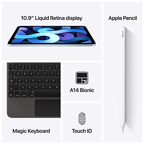 Apple iPad Air (10.9-inch, Wi-Fi, 64GB) - Silver (Latest Model