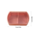 thumbnail image 3 of Portable 6 Compartment Sealed Pill Organizer Box for Travel and Vitamins, 3 of 6