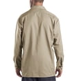 thumbnail image 2 of Dickies Mens Long-Sleeve Work Shirt, 4XL, Desert Sand, 2 of 5