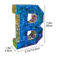 thumbnail image 4 of QIPOPIQ Marquee Letter Lights, Led Marquee Sign Light Up Letters Led Letters Lights 26 Alphabet, Prismatic Iridescent Letters Led Lights Plastic Letters Sign For Home Party Christmas Decor, 4 of 9
