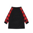 thumbnail image 4 of Tenues Assorties pour la Famille Ensemble de Pyjamas de Noël Assortis Pjs de Noël pour la Famille Ensemble Haut à Carreaux Rouges et Pantalons Longs Ensembles de Vêtements de Nuit Pyjamas Pantalons en Liquidation, 4 of 9