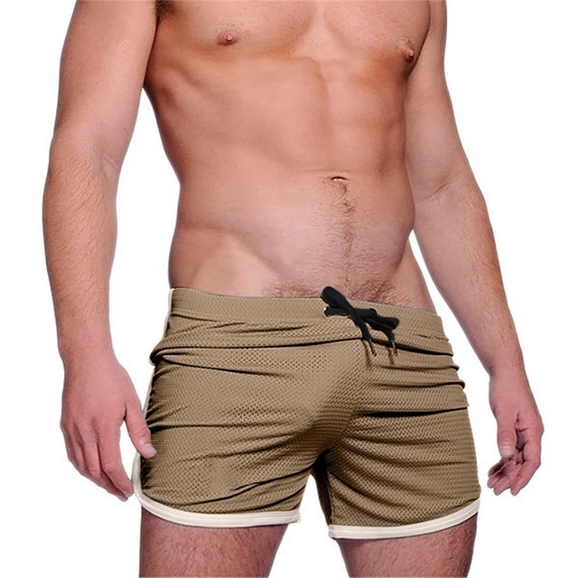 Yuyuzo Mens Running Shorts Mesh Athletic Gym Workout Quick Drying Lightweight Sports Breathable Shorts