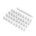 thumbnail image 4 of Leathercraft Tool 13mm 36pcs Letter Punch Tool, Imprinting Metal For Plastic Leather Craft Home, 4 of 8