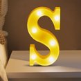 thumbnail image 4 of TopLLC Christmas Decor LED Letter Lights Sign Light Up For Home Party Wedding Decoration Light Up Letters Alphabet Letter Sign Battery Powered For Christmas Birthday Party Decoration warning light, 4 of 5