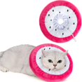 thumbnail image 1 of ORUYROP Adjustable Cat Cone Collar Soft, Cute Cat Recovery Collar, Cat Cones After Surgery for Kittens, 1 of 6